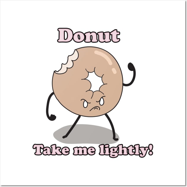 Grumpy Donut Wall Art by WonderLad64